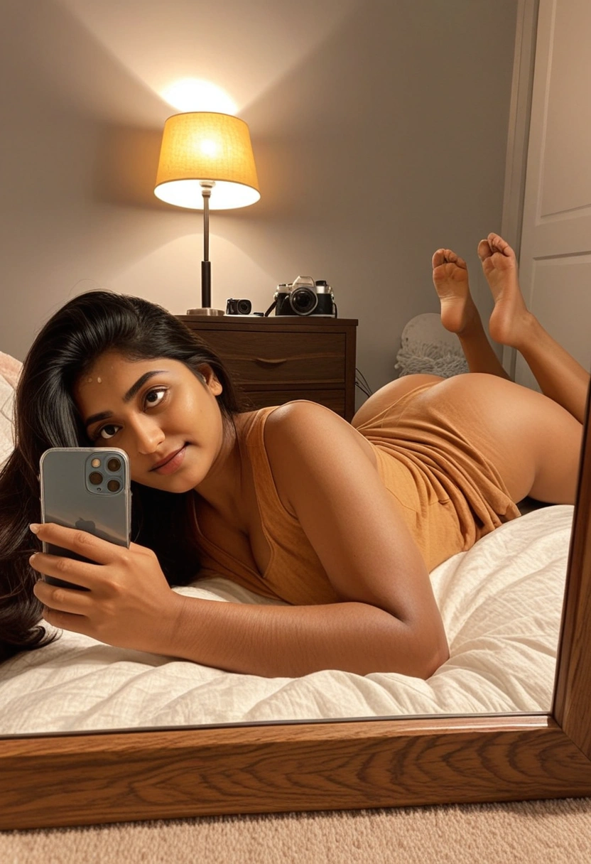 Geeta Bedroom Selfie photo 5 — IndianPornPictures
