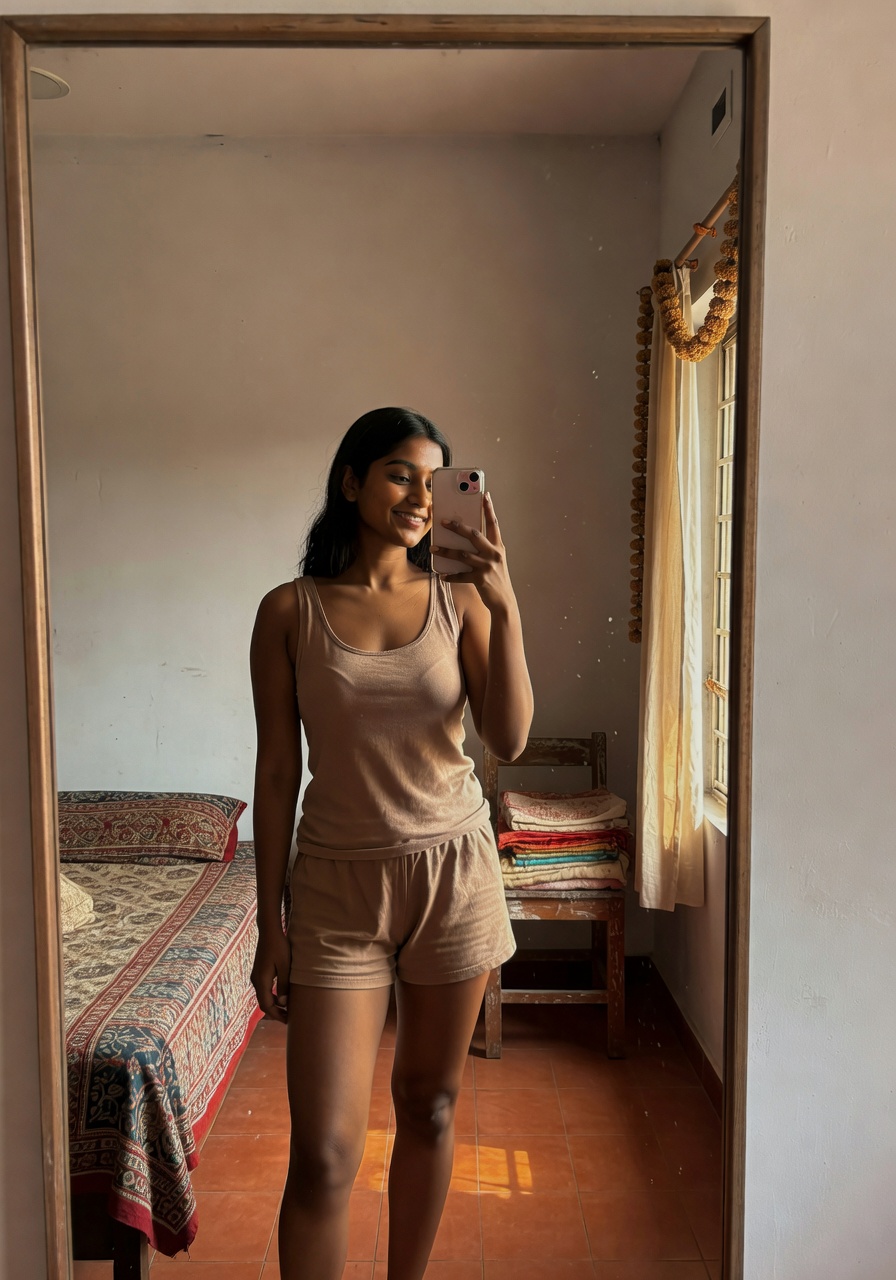 Meera from Ahmedabad Bedroom Selfies (10 Pics) - photo 2