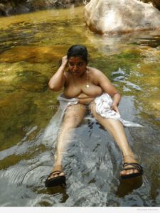 river bath nude gal