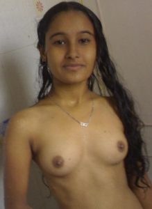 small tits gal all wet