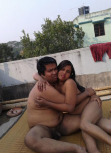 indian couple nude outdoors