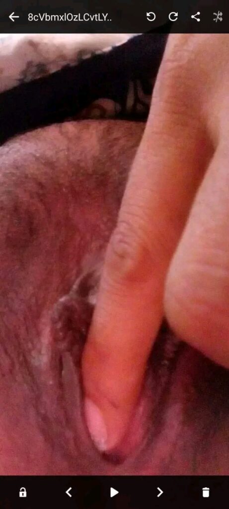 cute hairy pussy babe fingering