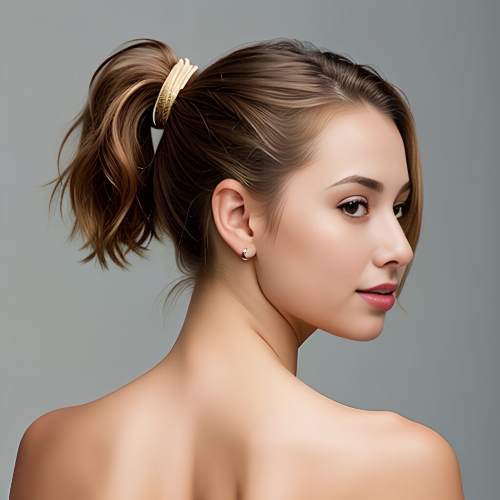 back ponytail haircut 