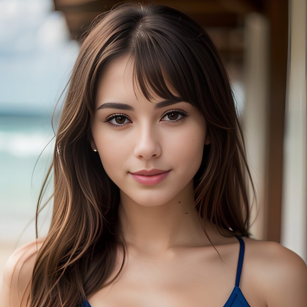 bangs hair bikini filipina 