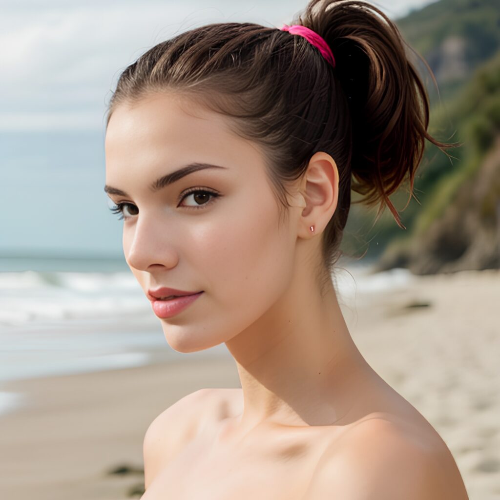 beach ponytail haircut 