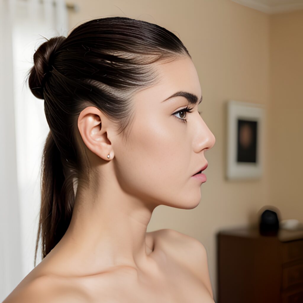 bedroom close ponytail haircut 