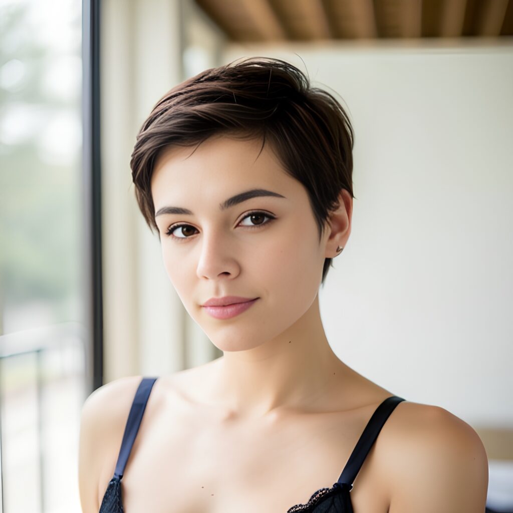 bra pixie haircut front 