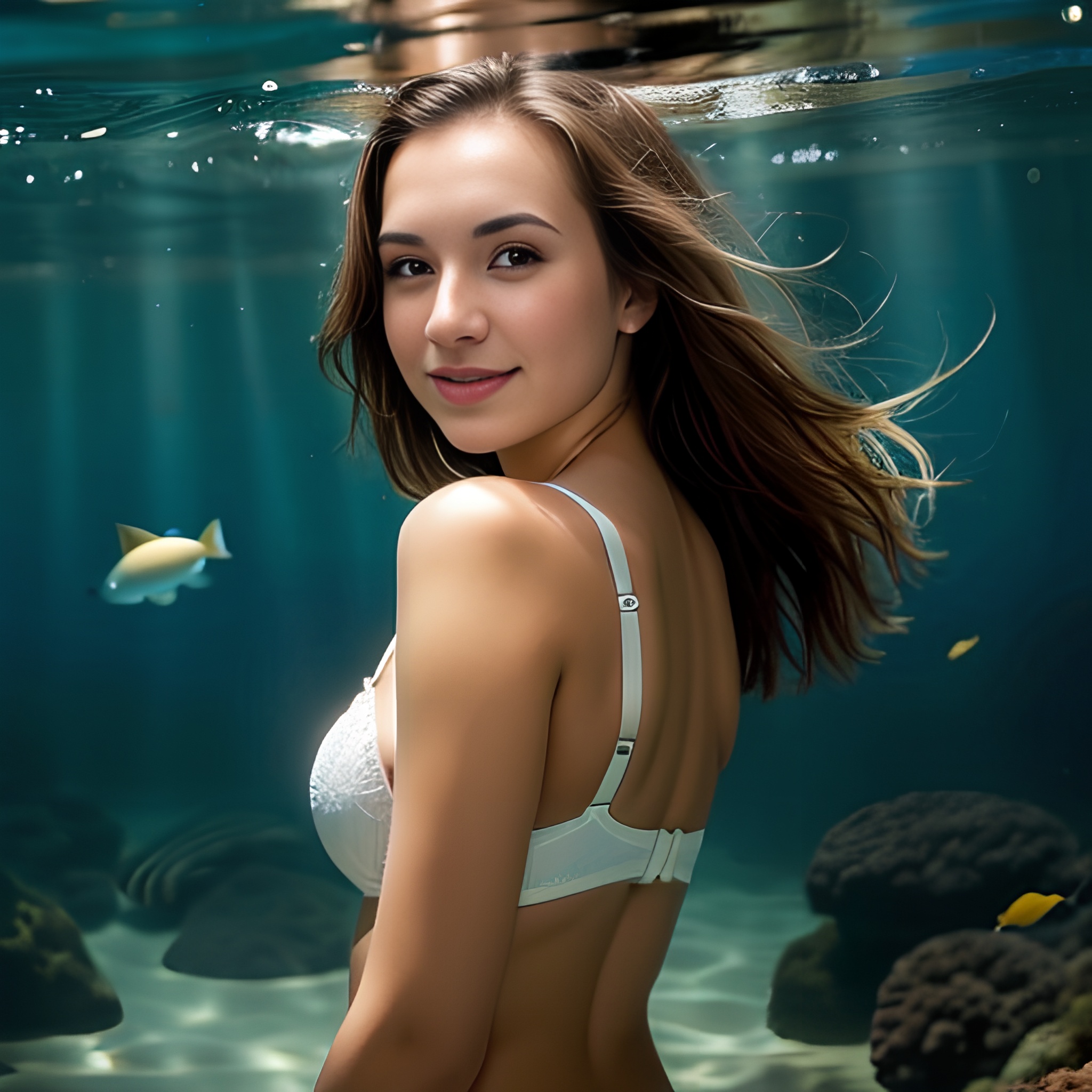 bra underwater arabic back