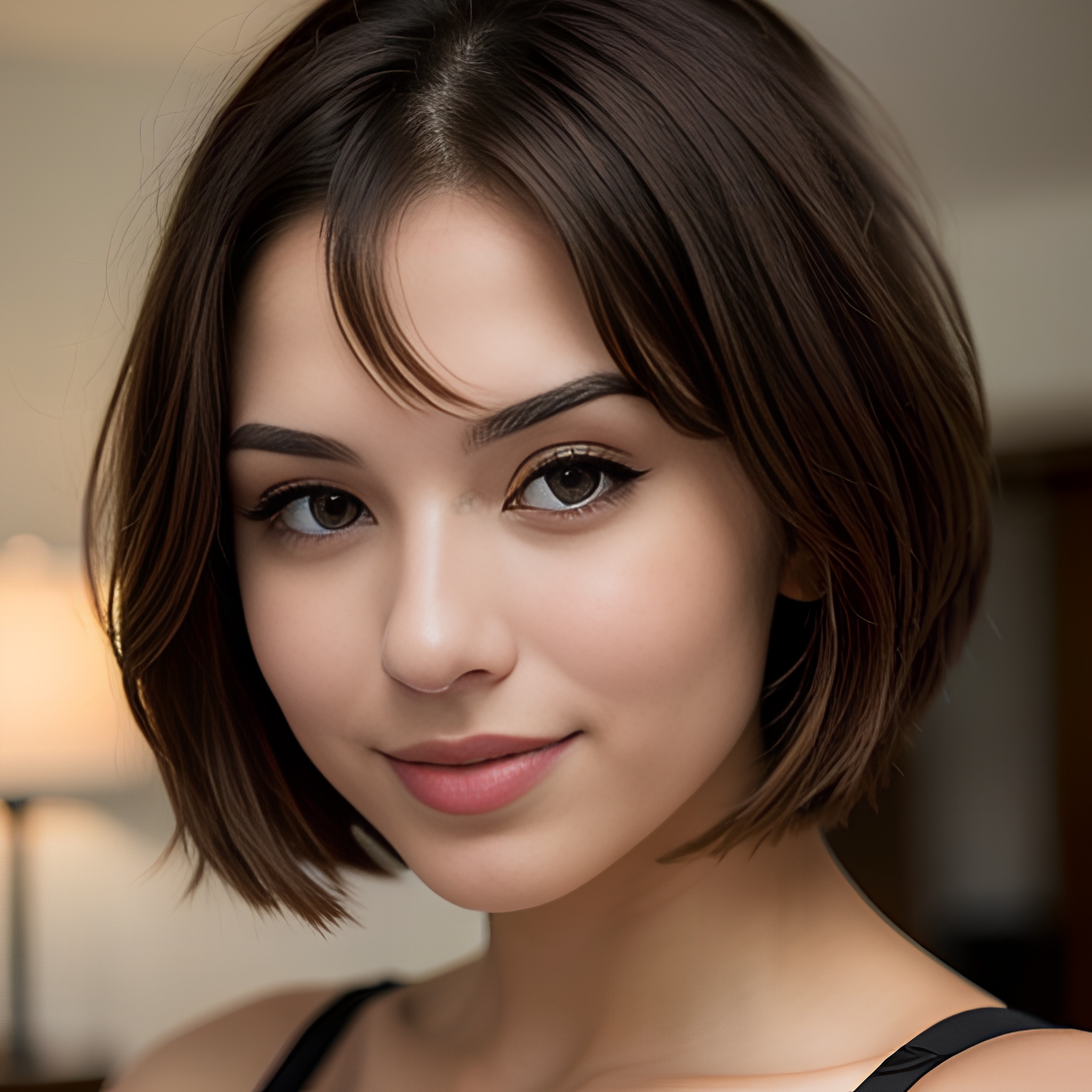 close bangs hair bra