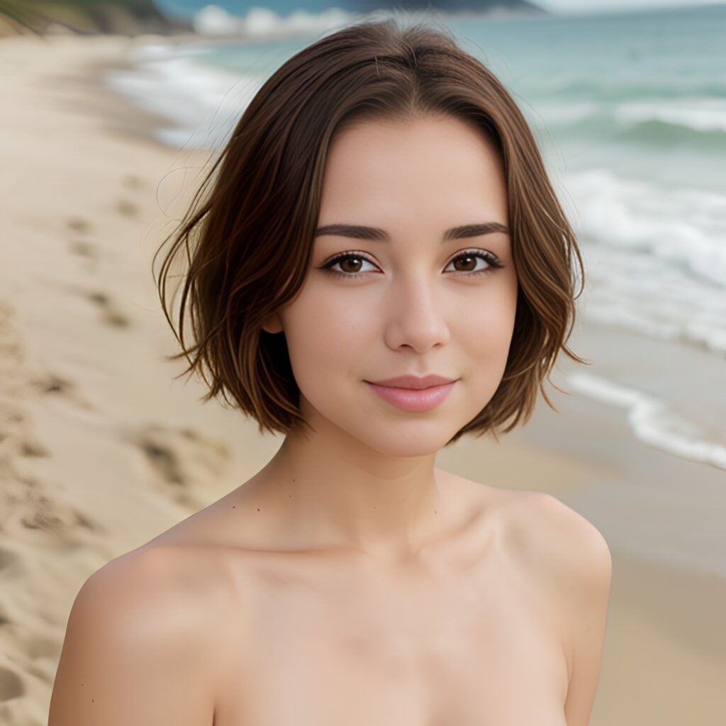 close pixie haircut beach 