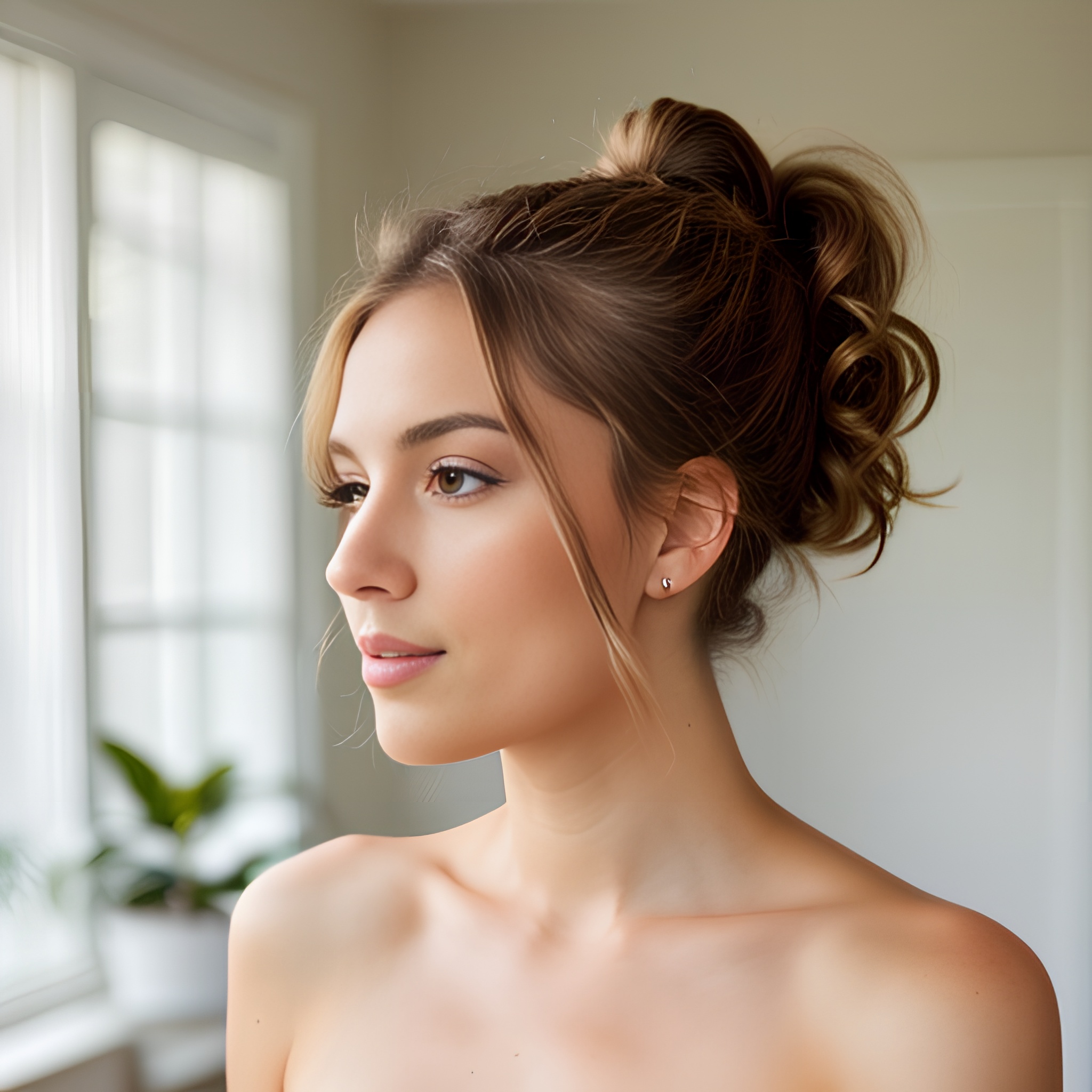 curly hair ponytail haircut 