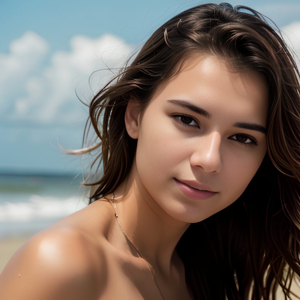 messy hair beach 