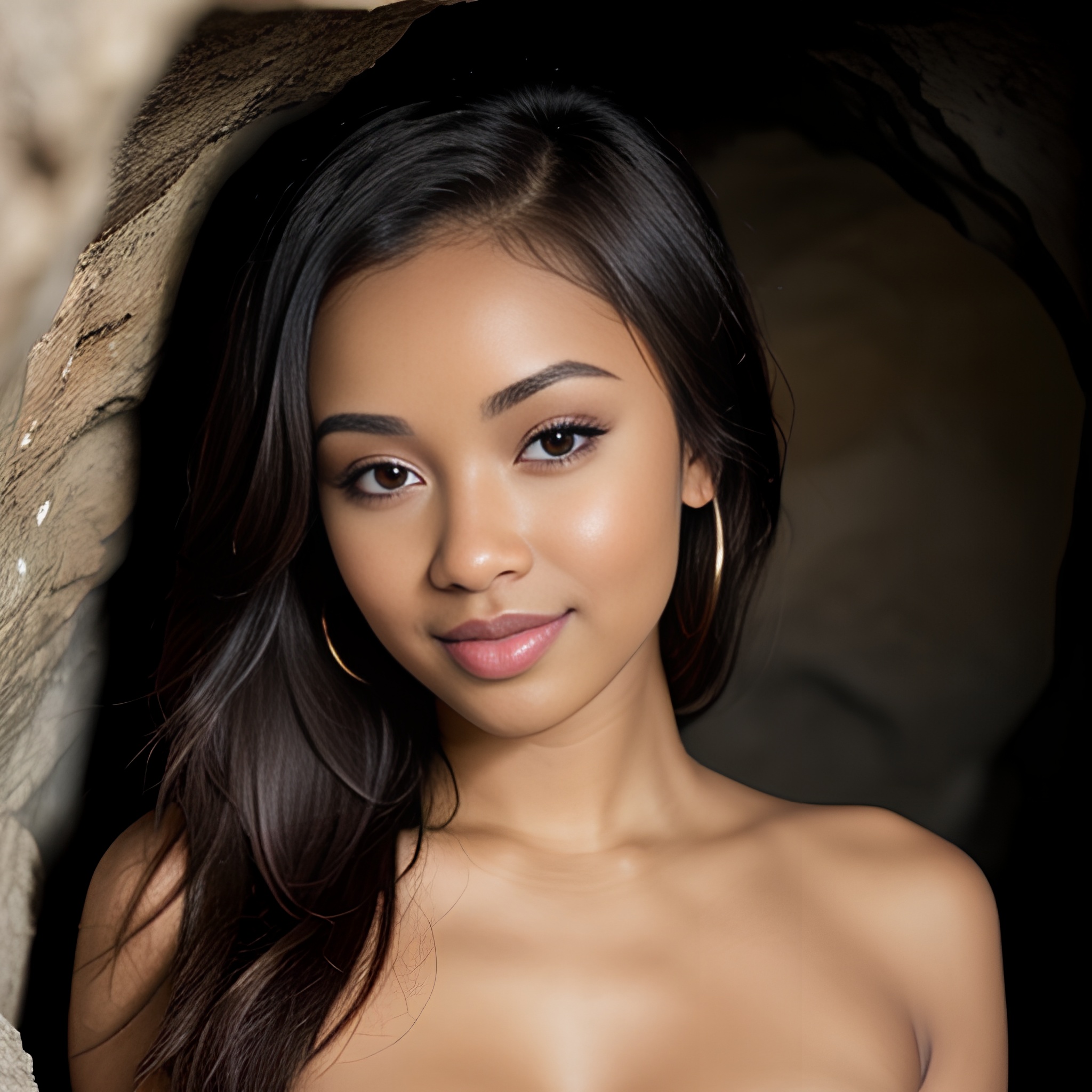 messy hair cave middle eastern