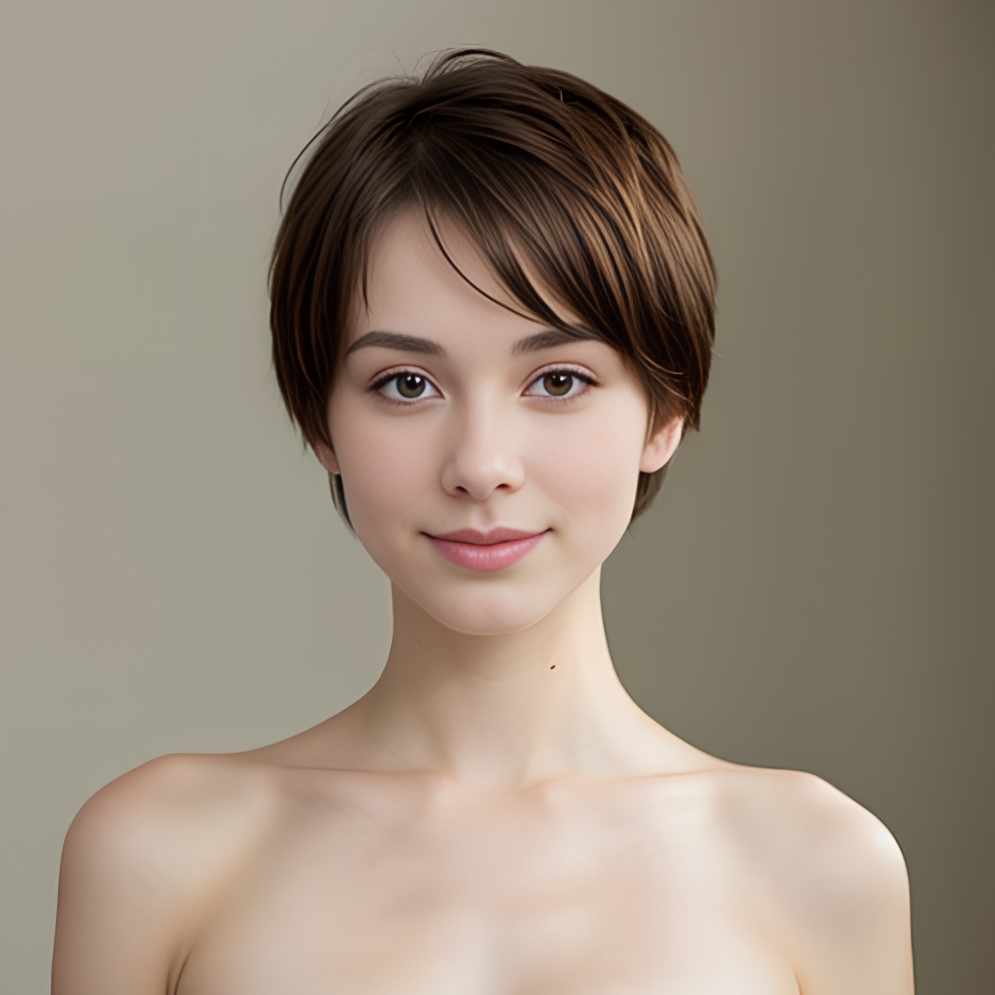 pixie haircut arabic