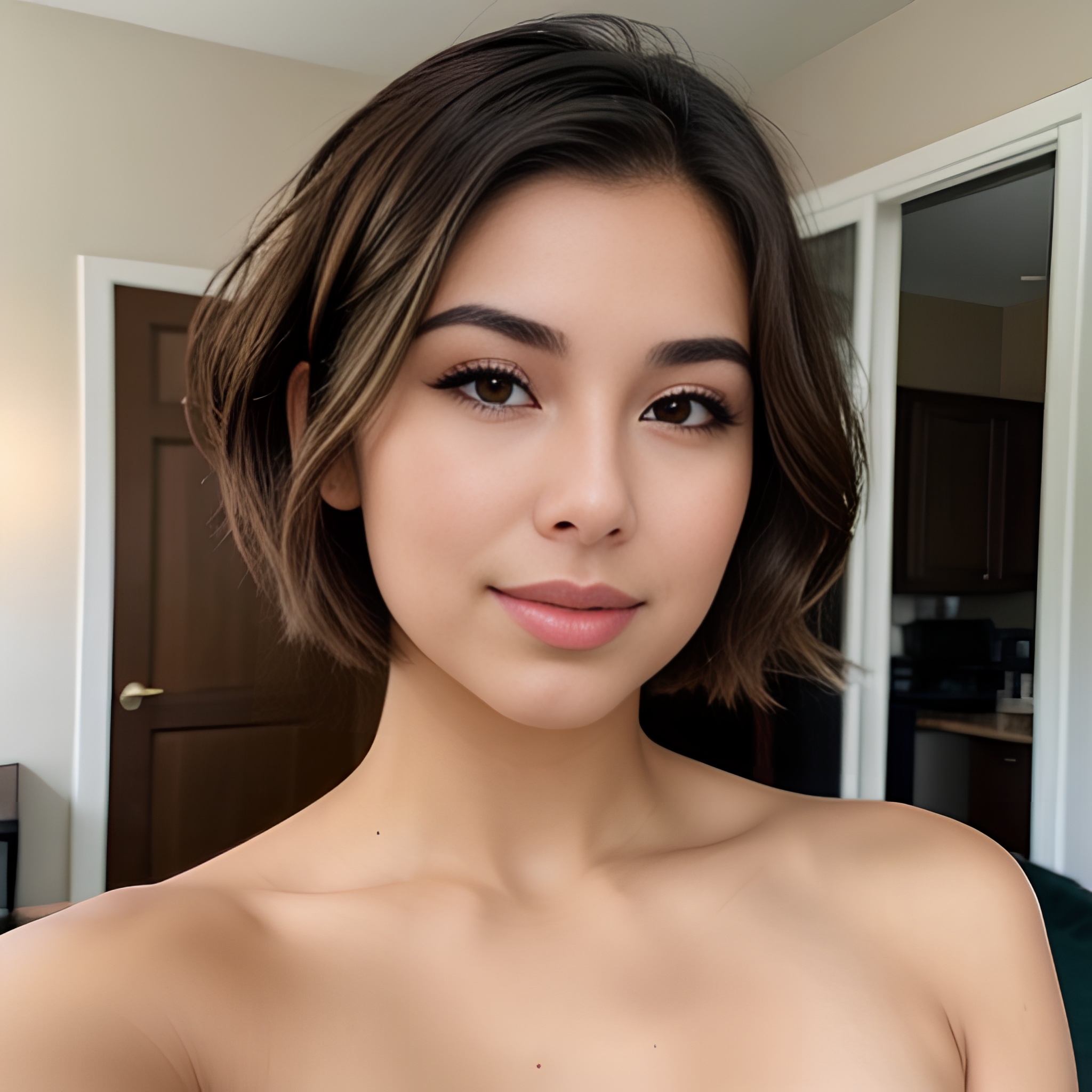 pixie haircut front