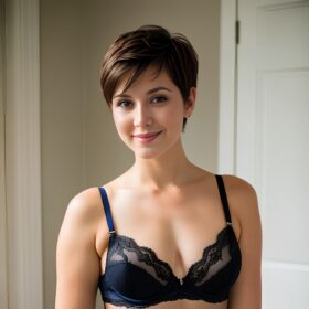 pixie haircut indonesian lingerie