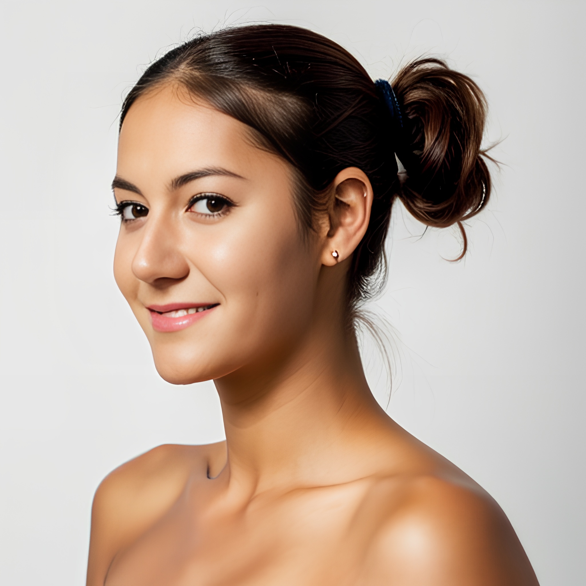 ponytail haircut front