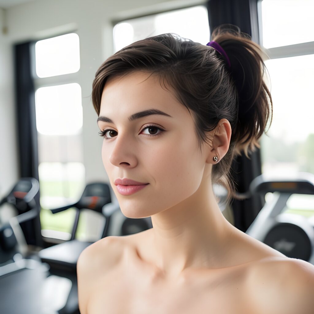 ponytail haircut gym 