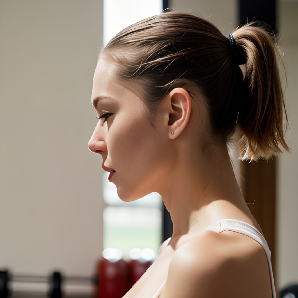 ponytail haircut gym side filipina 