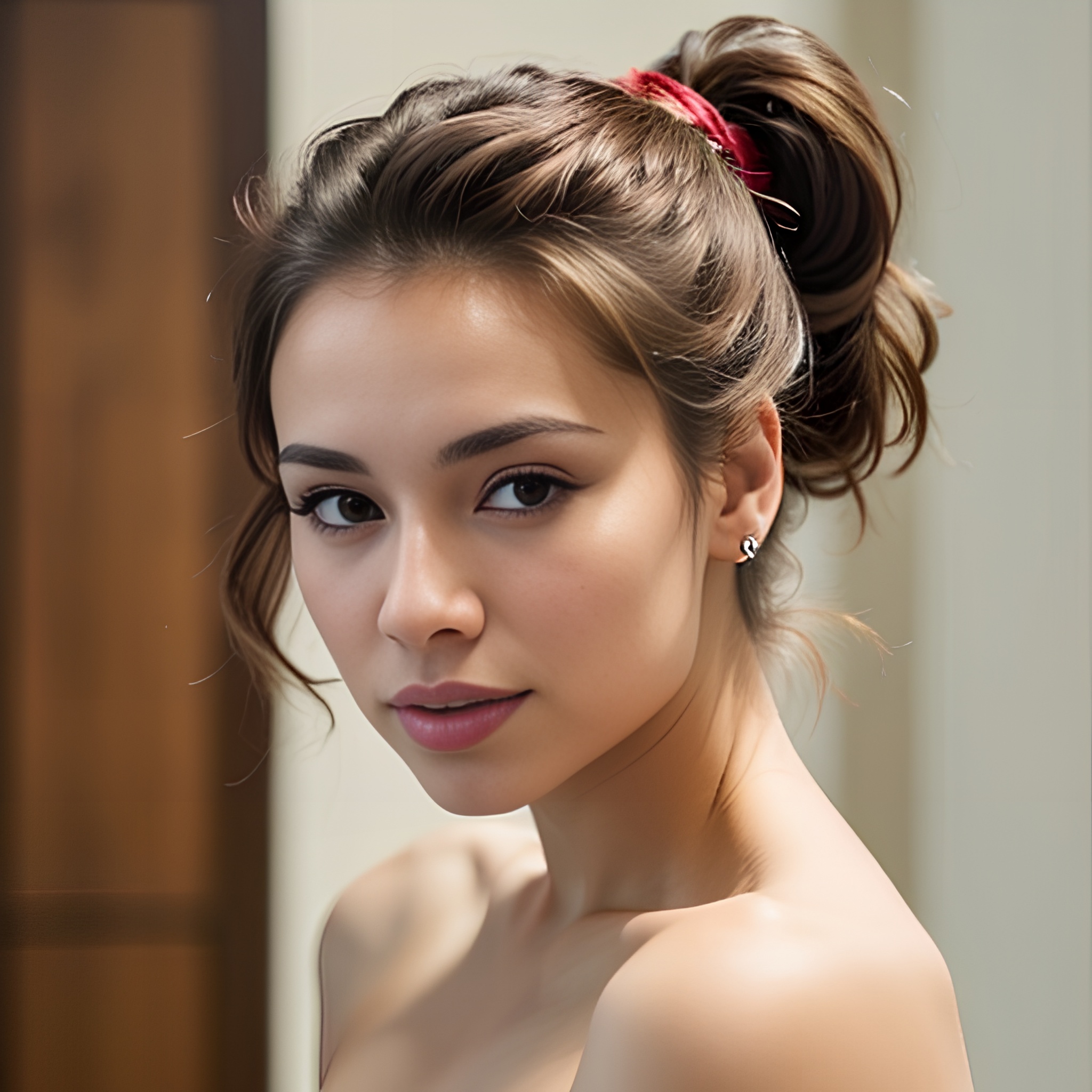 ponytail haircut indonesian