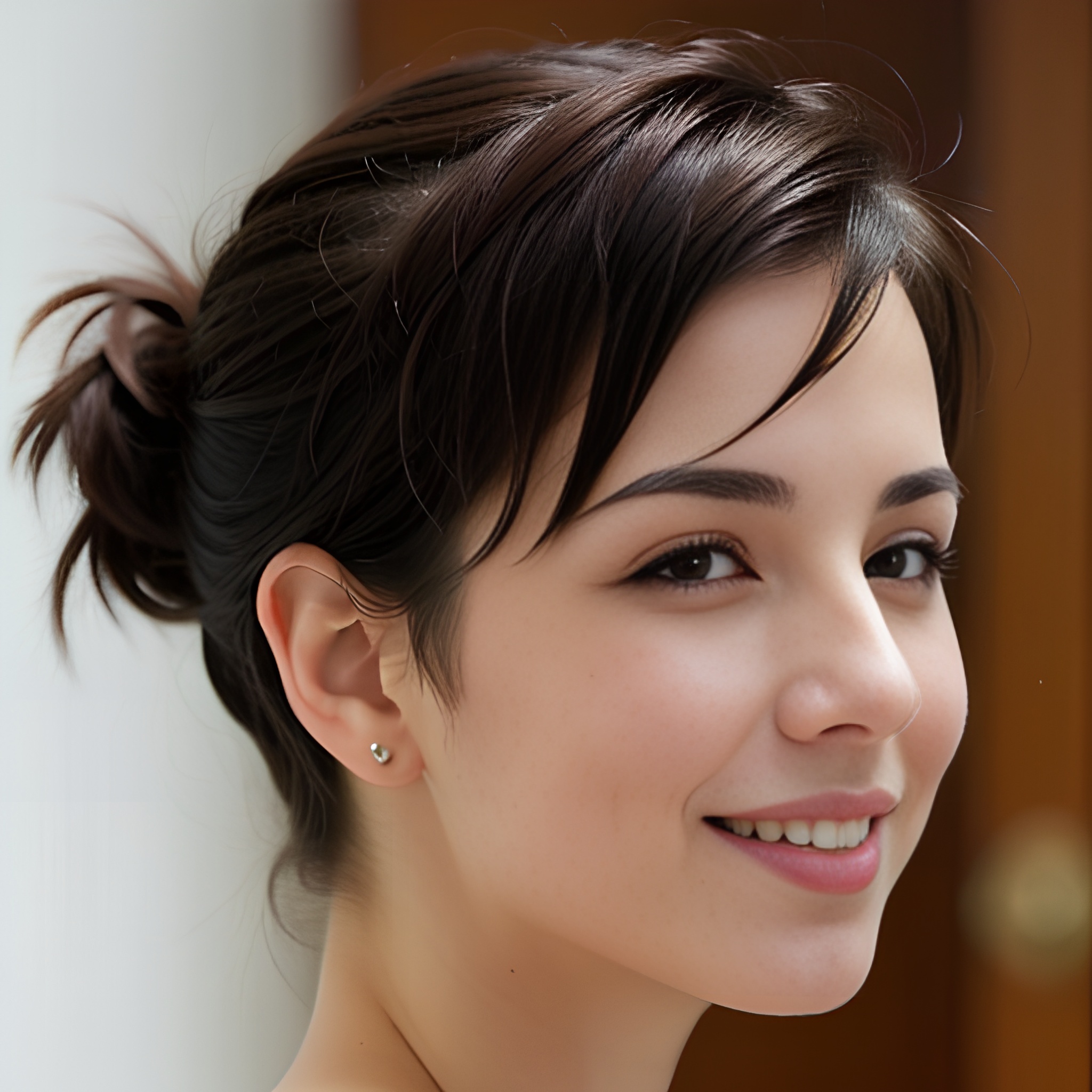 ponytail haircut side topless