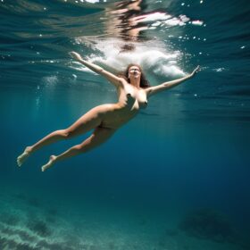 underwater perfect body