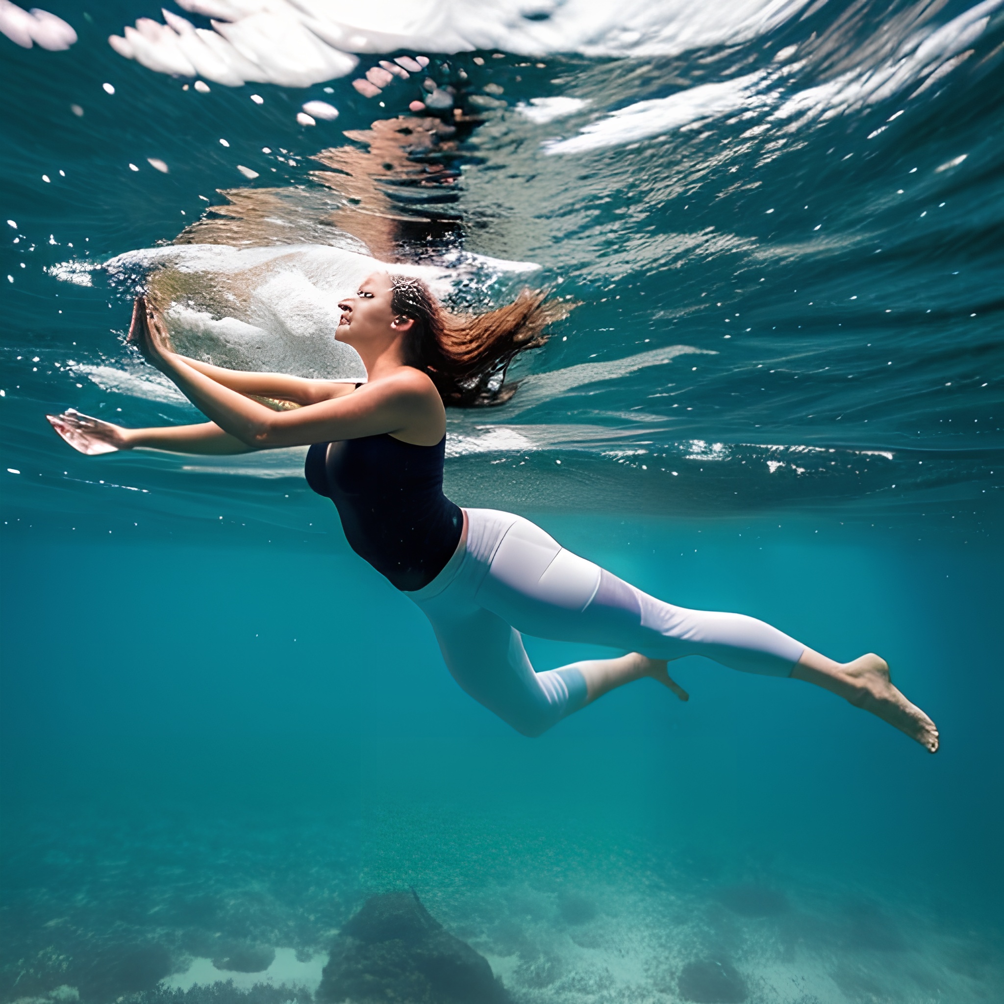 underwater yoga pants 