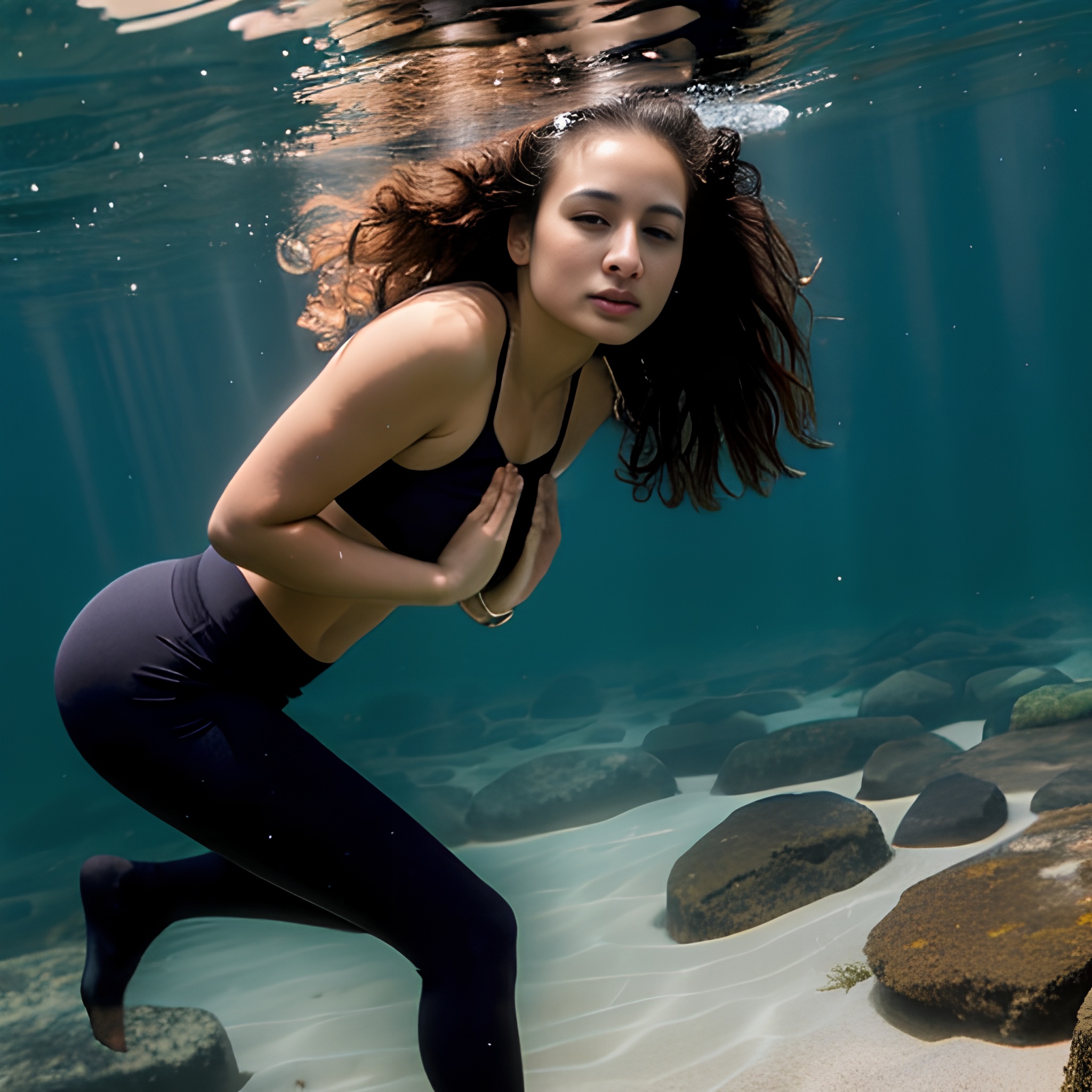 underwater yoga pants