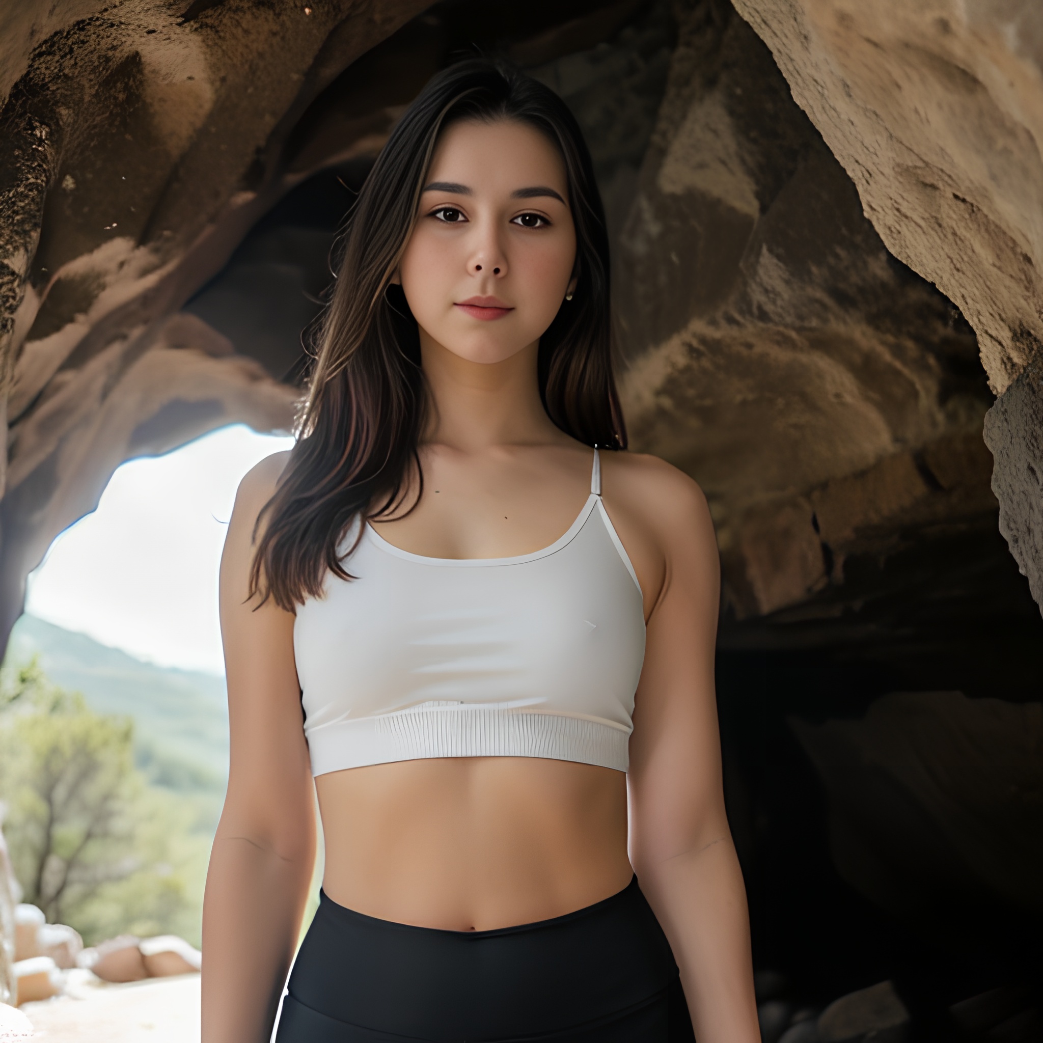 yoga pants cave middle eastern