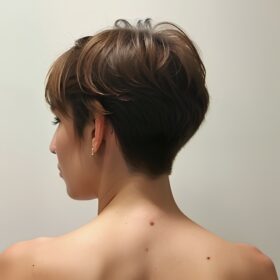 back pixie haircut middle eastern