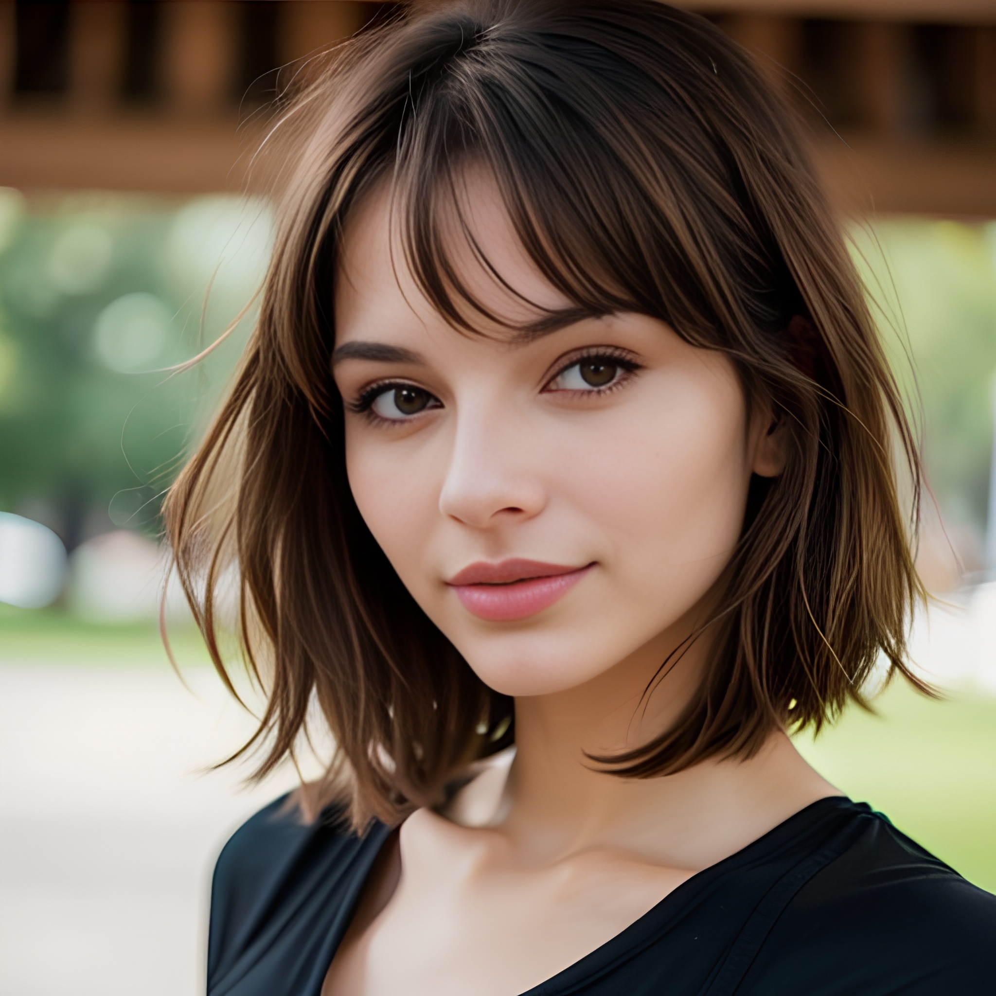 bangs hair blowjob yoga pants