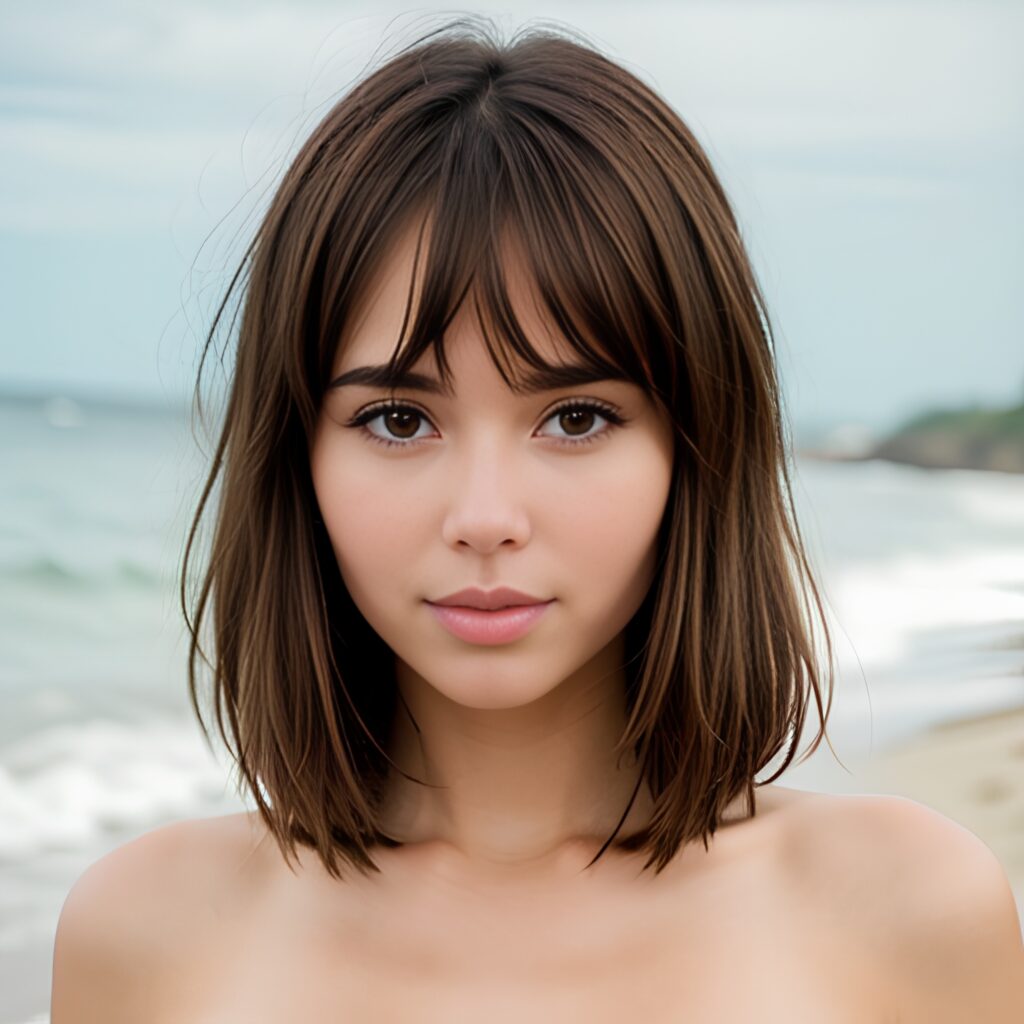 beach bangs hair 