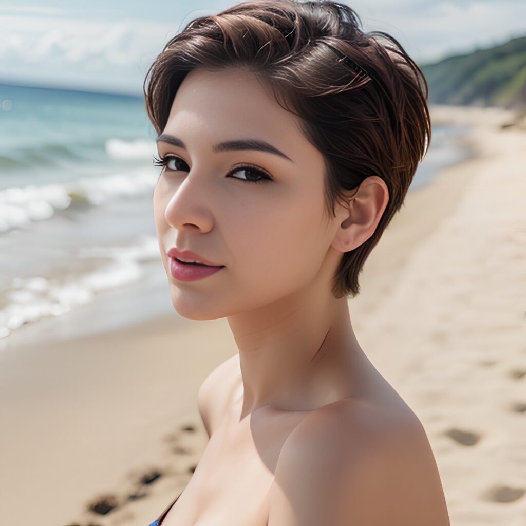 beach pixie haircut 