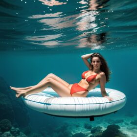 cleavage underwater