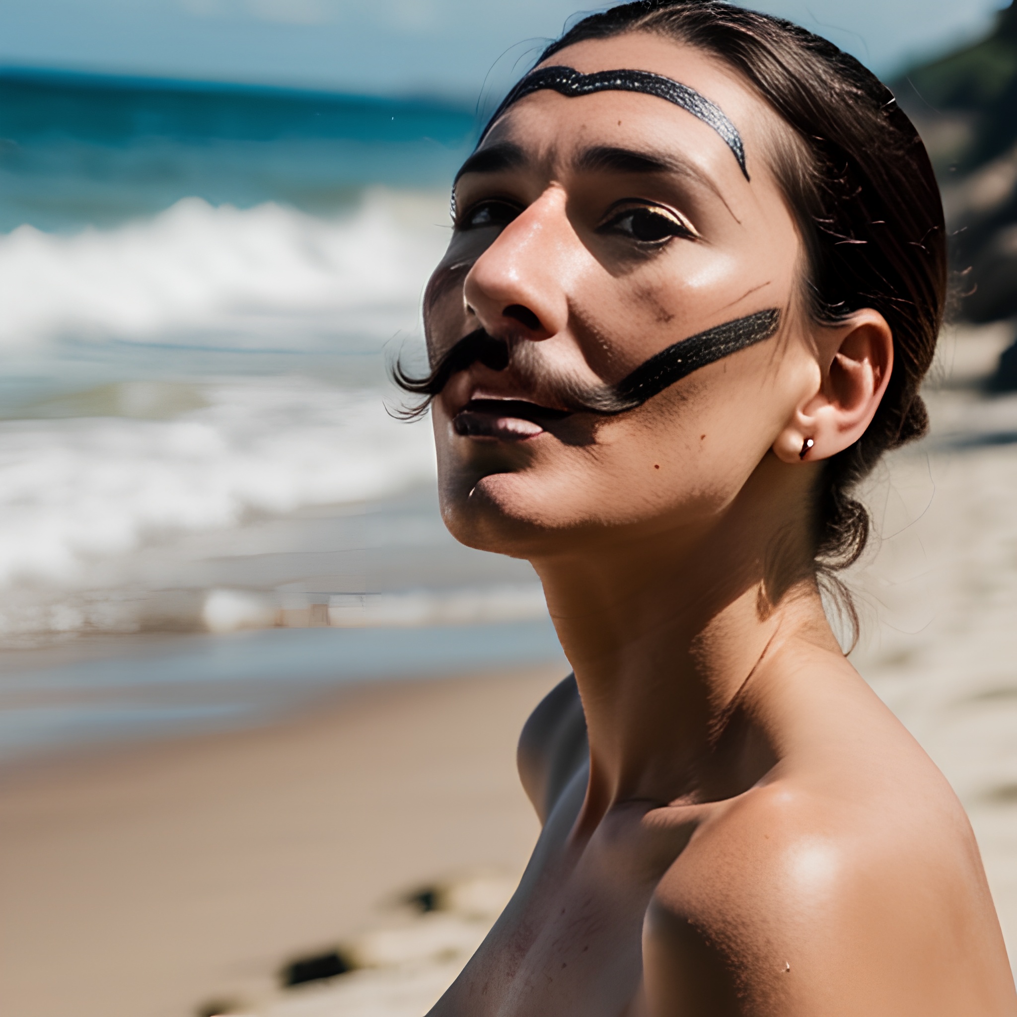 close cum on body beach