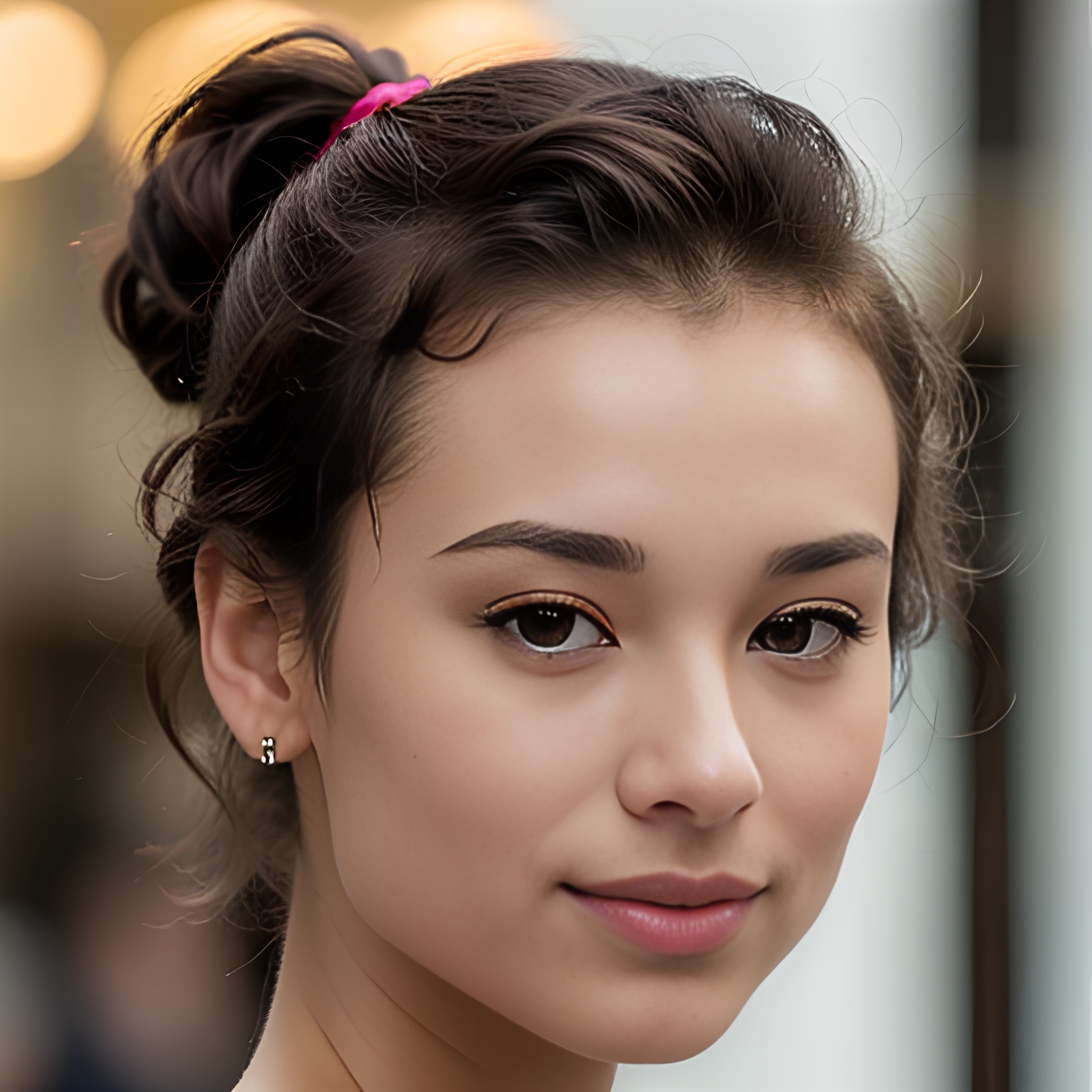 close ponytail haircut