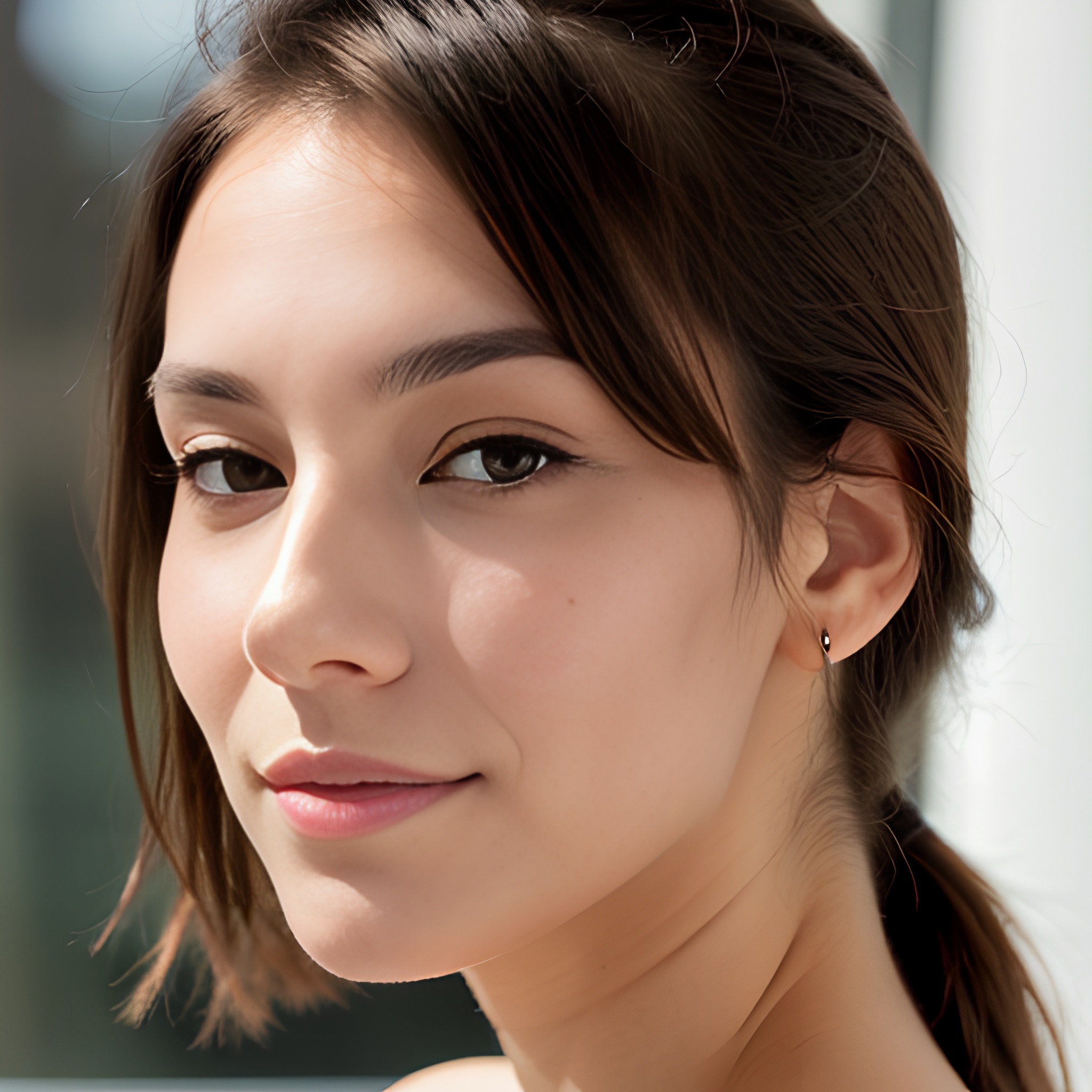 close ponytail haircut