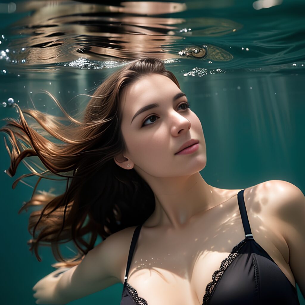 close underwater lingerie 