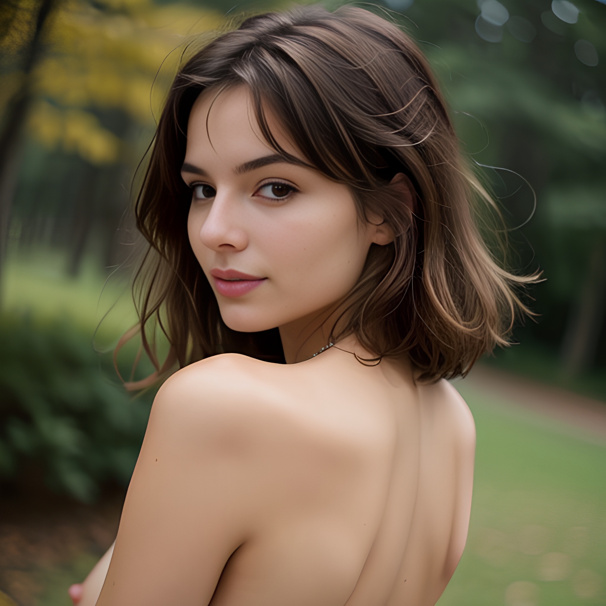 cum on body back messy hair