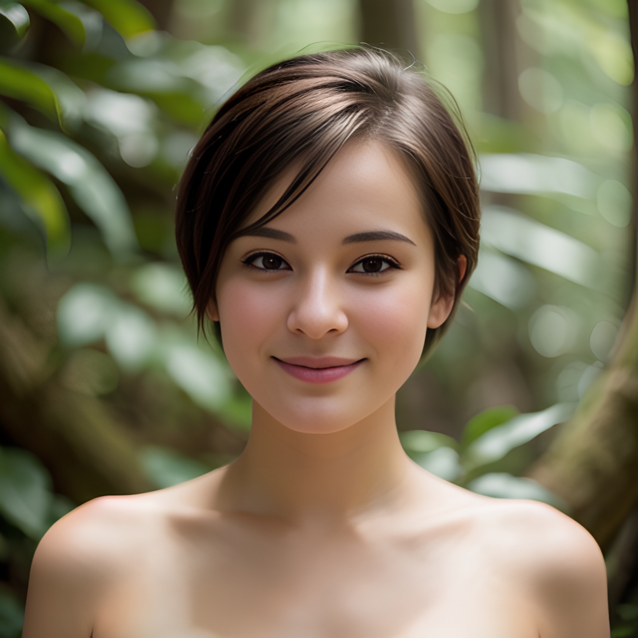 filipina pixie haircut