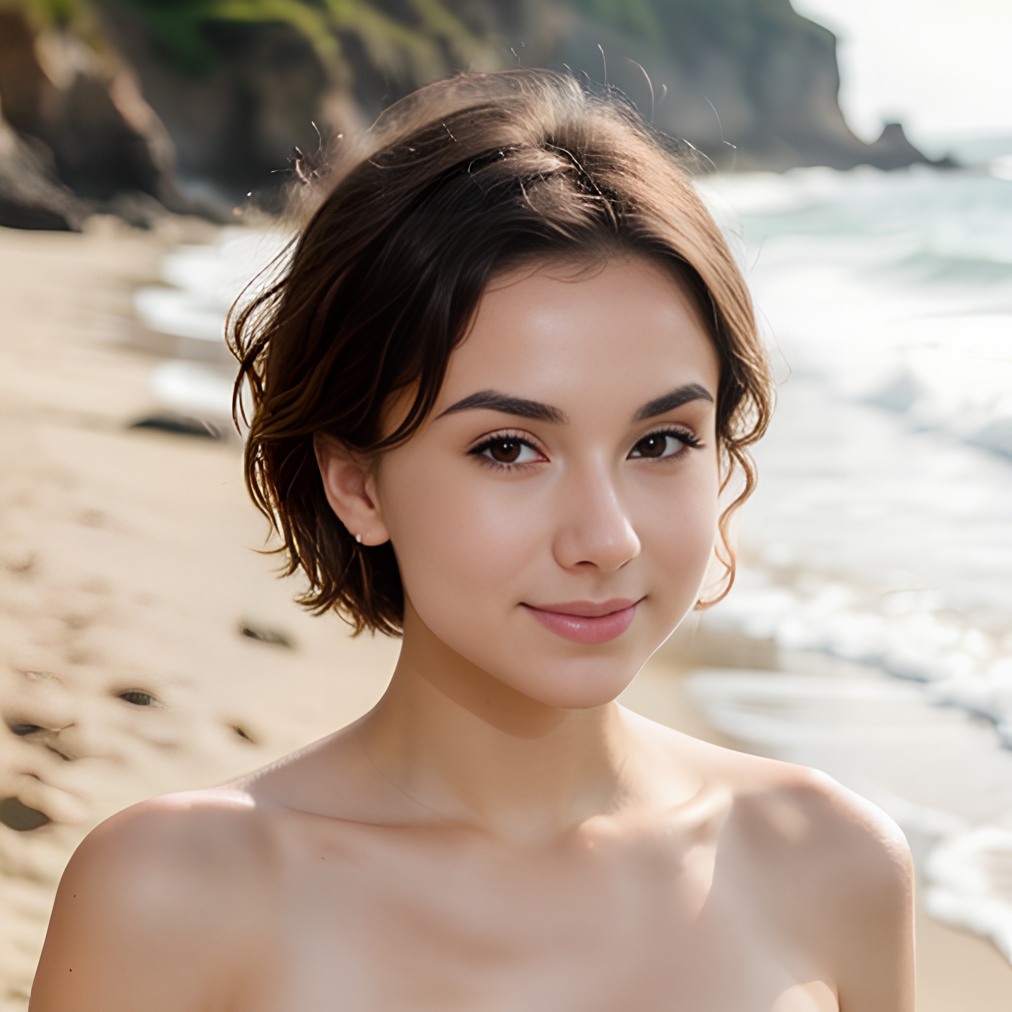 front beach pixie haircut