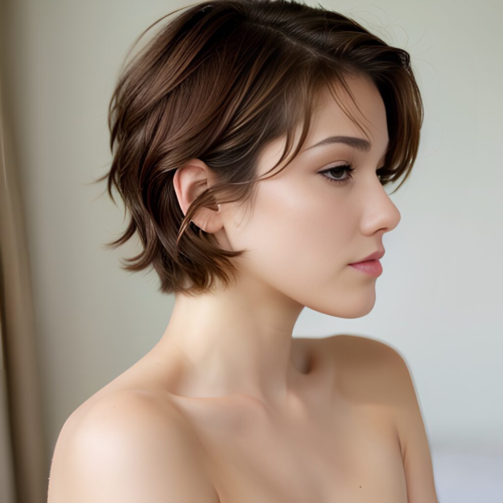 front pixie haircut 