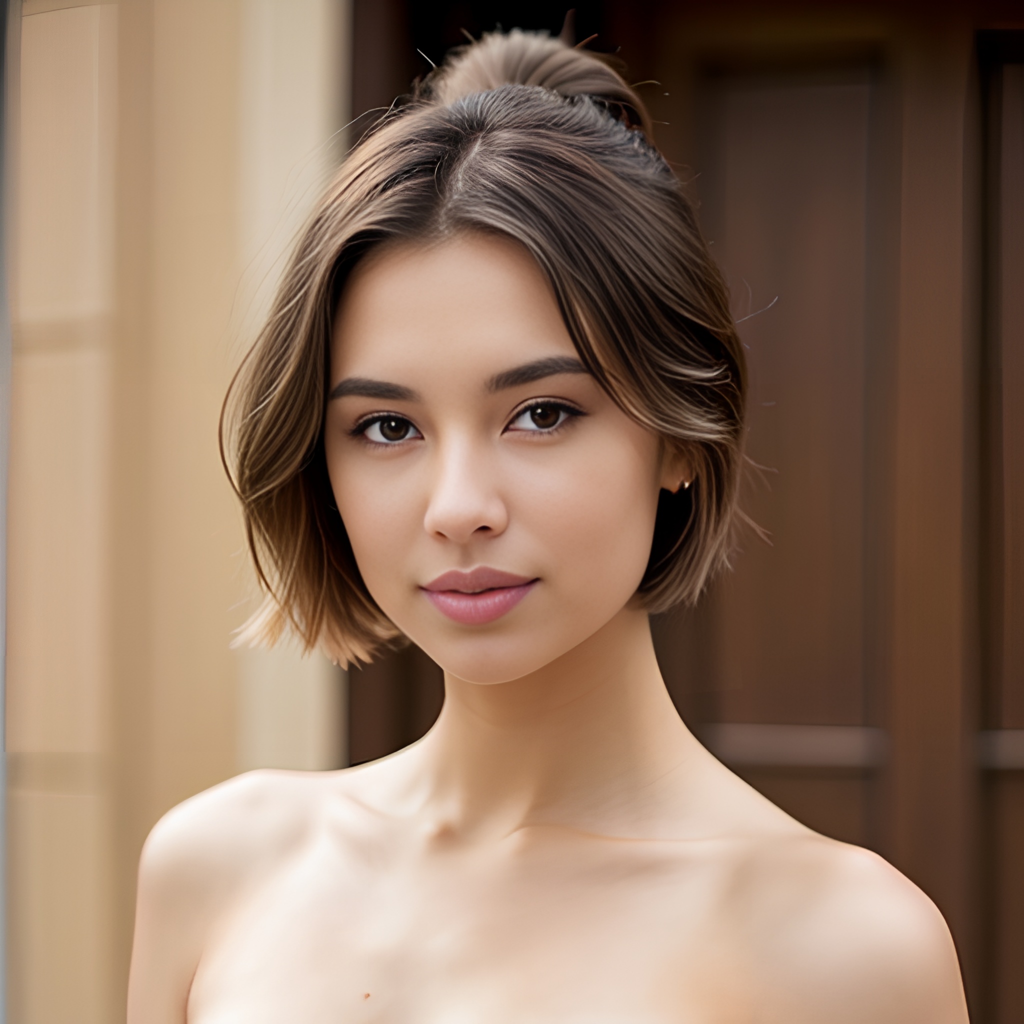 front ponytail haircut