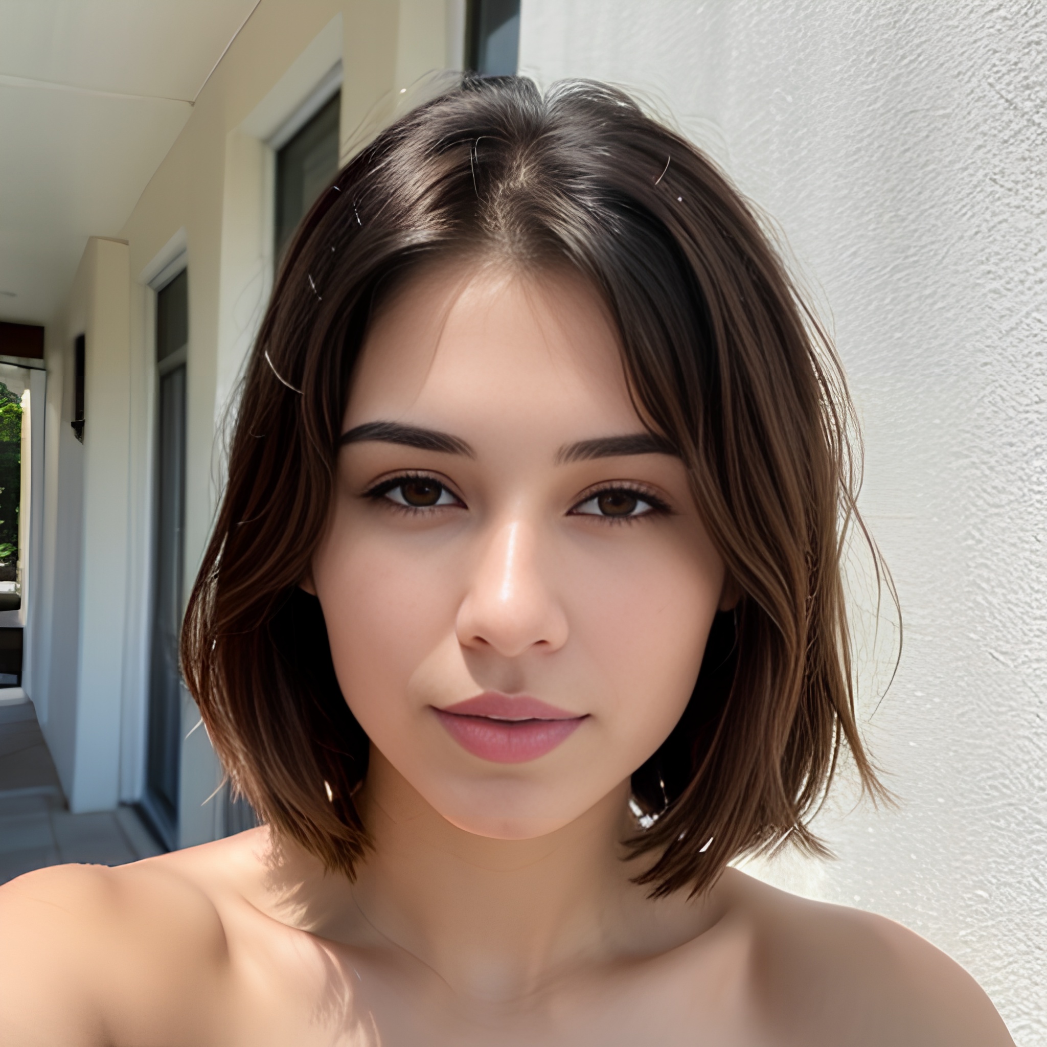 indonesian bangs hair