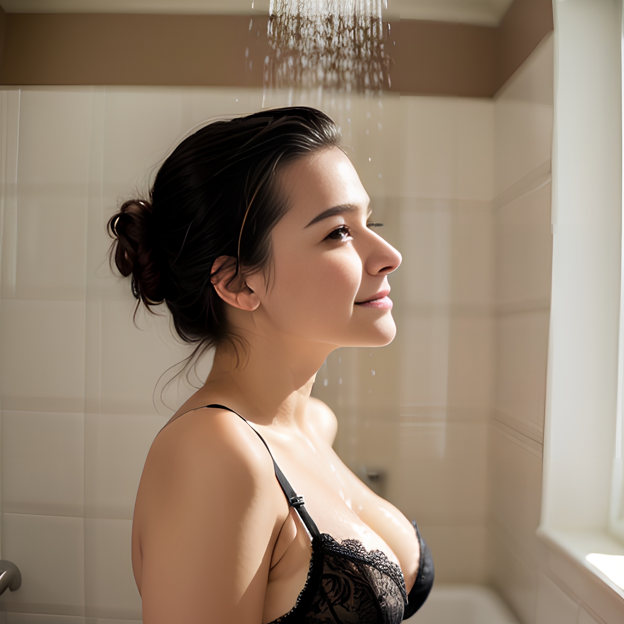 lingerie shower side