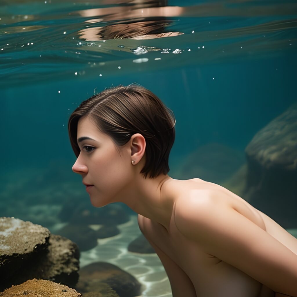 pixie haircut indonesian underwater 