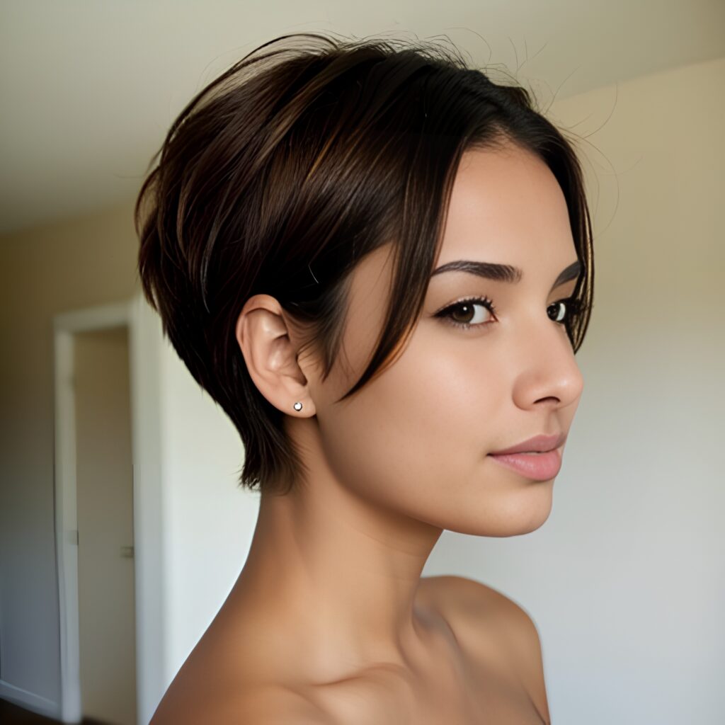 pixie haircut side 