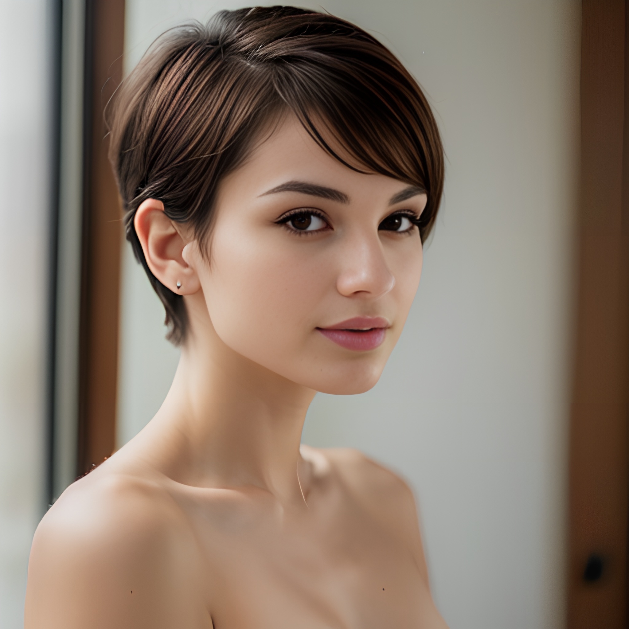 pixie haircut side