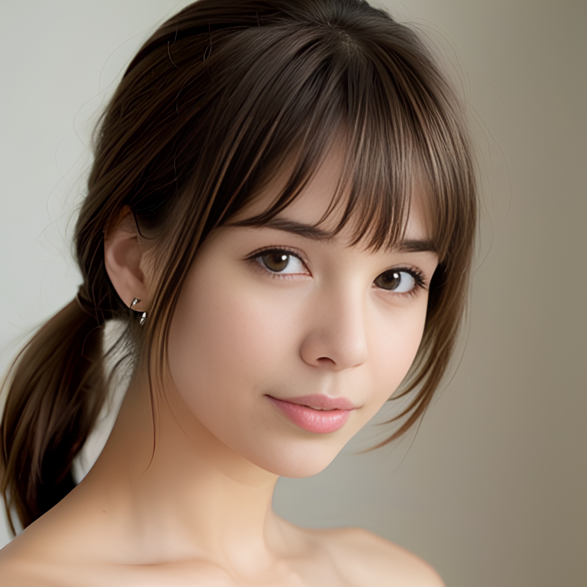 ponytail haircut close