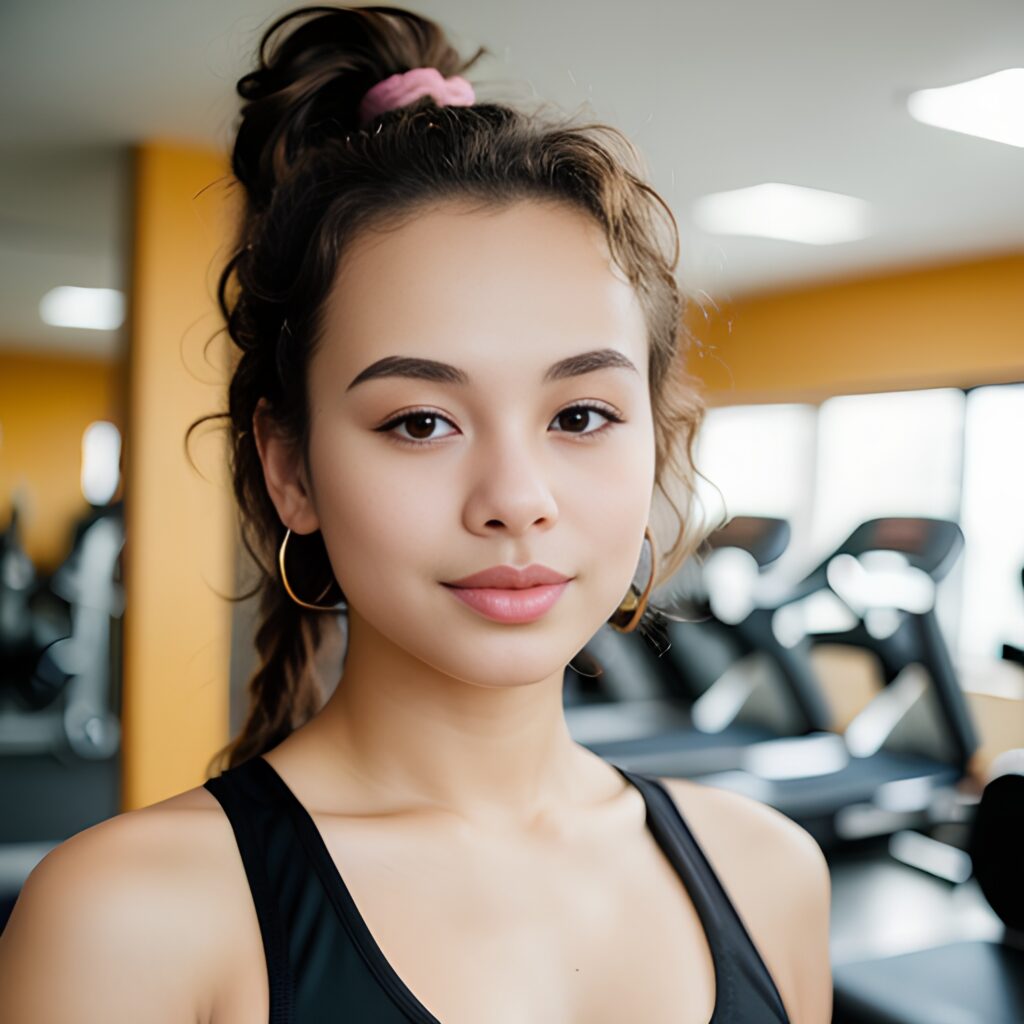 ponytail haircut gym 